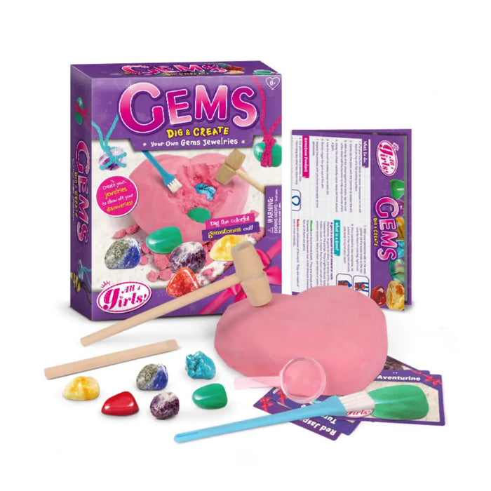 Kit Excavación Gemas Misteriosas Juguete Didáctico Educativo - Fliperex