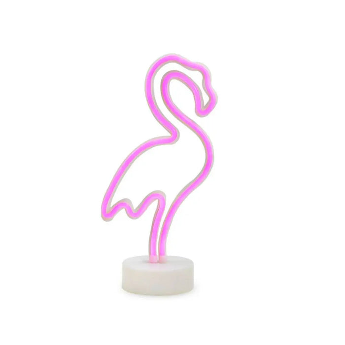 Lampara Neón Led Flamenco Decoración Todo Ambiente Hogar - Fliperex