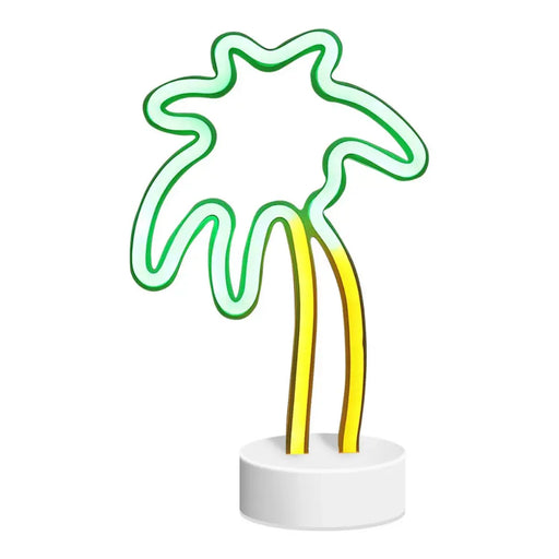 Lampara Neón Led Palmera Decoración Todo Ambiente Hogar - Fliperex