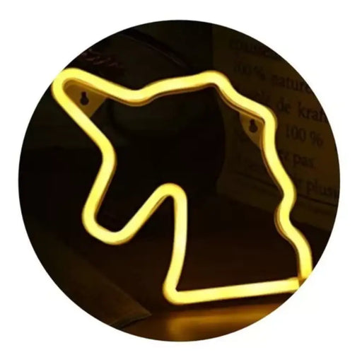 Lampara Neón Led Unicornio Decoración Todo Ambiente Hogar - Fliperex