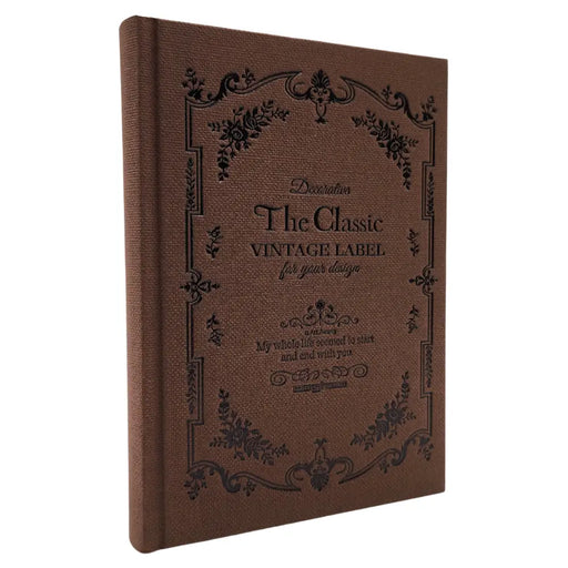 Libreta Estilo Vintage Clasico Planner The Classic Label - Fliperex