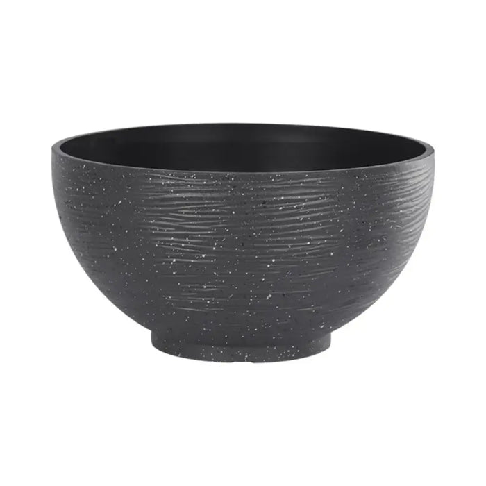 Macetero Plastico Semi Esfera Premium Diseño a Rayas M - Fliperex