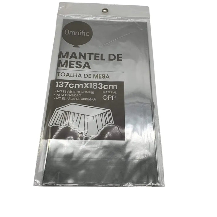 Mantel Metalizado Para Mesa Decoración Cumpleaños - Fliperex