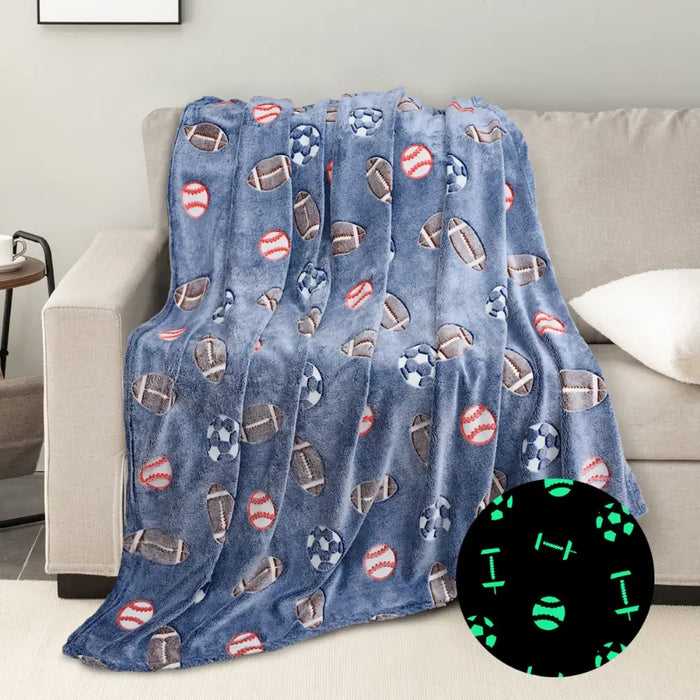 Mantita Luminosa Sherpa Brilla En La Oscuridad Infantil - Fliperex