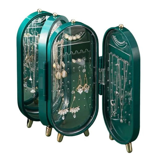 Organizador De Joyas Exhibicion Retro Joyero Aros Collares - Fliperex