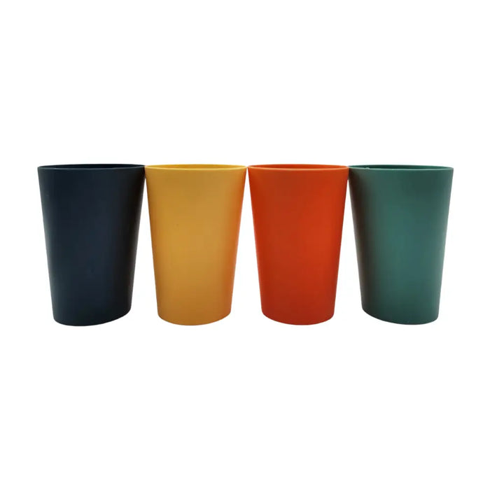 Pack 4 Vasos Plásticos De Colores Reutilizables Para Fiestas - Fliperex