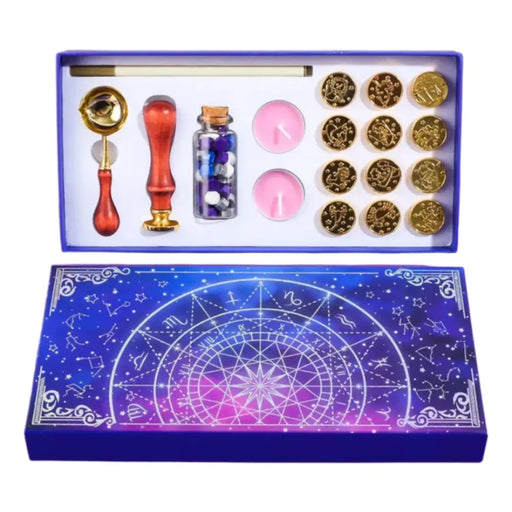 Pack Completo Para Sellos De Cera Lacre Timbres Constelacion - Fliperex