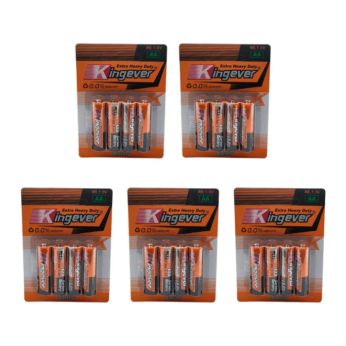 Pack Pilas Doble Aa Kingever 20 Unidades - Fliperex