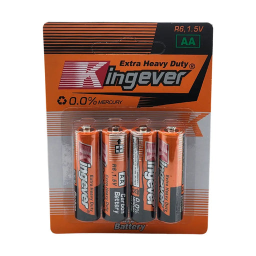Pack Pilas Doble Aa Kingever 4 Unidades - Fliperex
