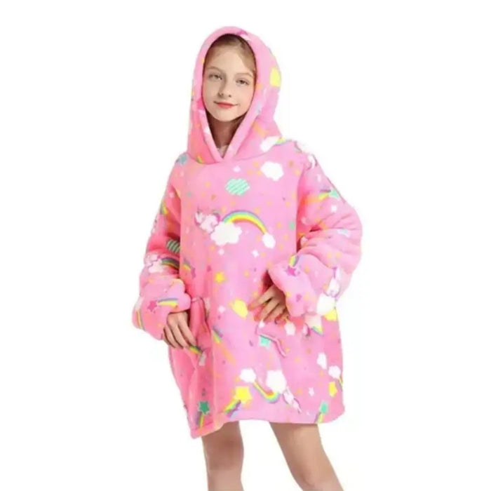 Polerón Sherpa Con Capucha Para Niños Y Niñas Invierno Polar Chiporro - Fliperex