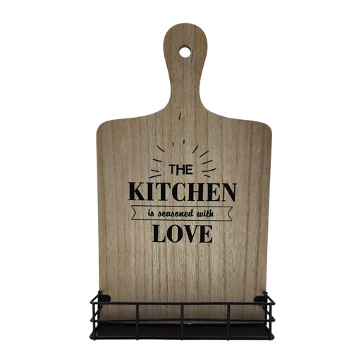 Porta Especiero De Pared Madera Para Cocina The Kitchen Love - Fliperex