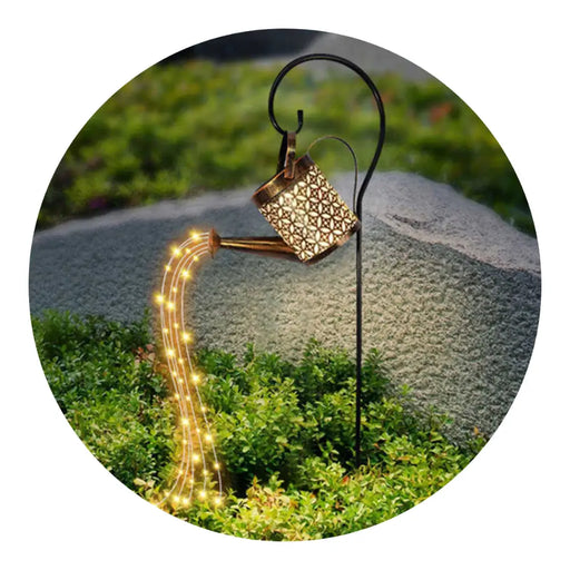 Regadera Solar Led Decorativa Impermeable Jardin Decoracion - Fliperex