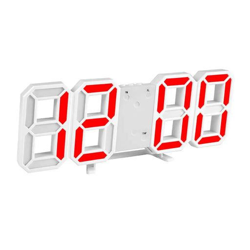 Reloj Despertador Digital Led 3d De Escritorio O Muro - Fliperex