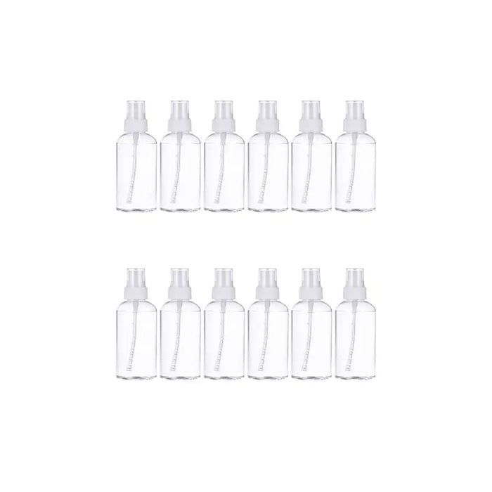 Set 12 Botella De Viaje Pulverizador 35 Ml Transparente - Fliperex