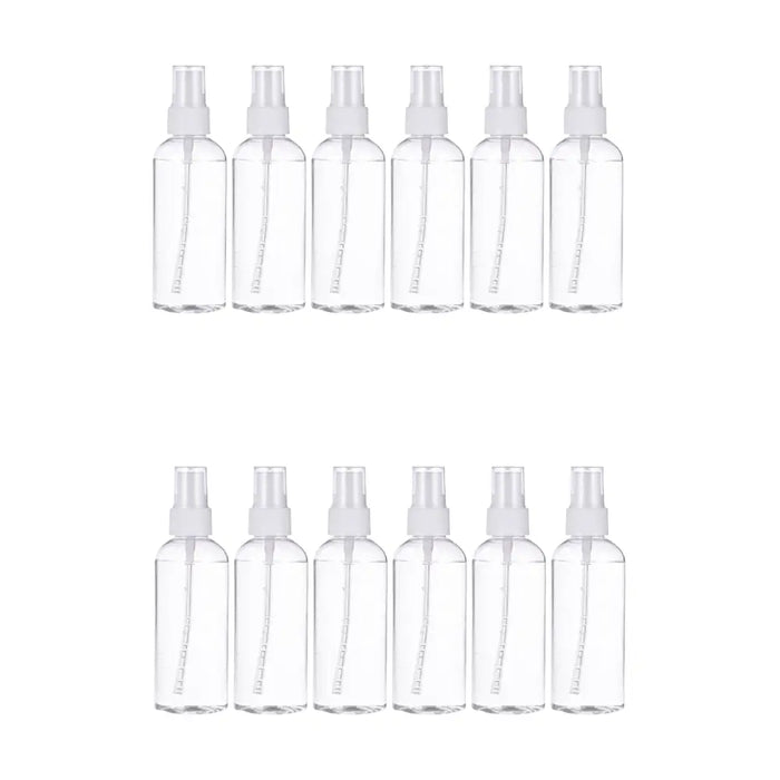 Set 12 Botella De Viaje Pulverizador 75 Ml Transparente - Fliperex