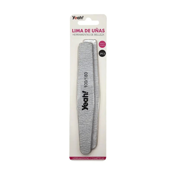 Set 2 Limas De Uñas Profesional 100/180 Forma Diamante - Fliperex