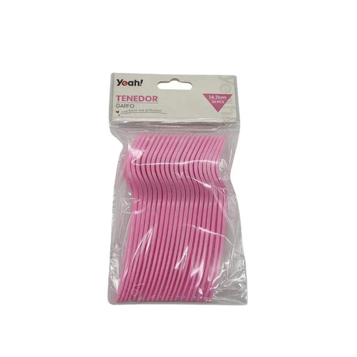 Set 20 Tenedores Plásticos Desechables Cumpleaños Fiesta - Fliperex