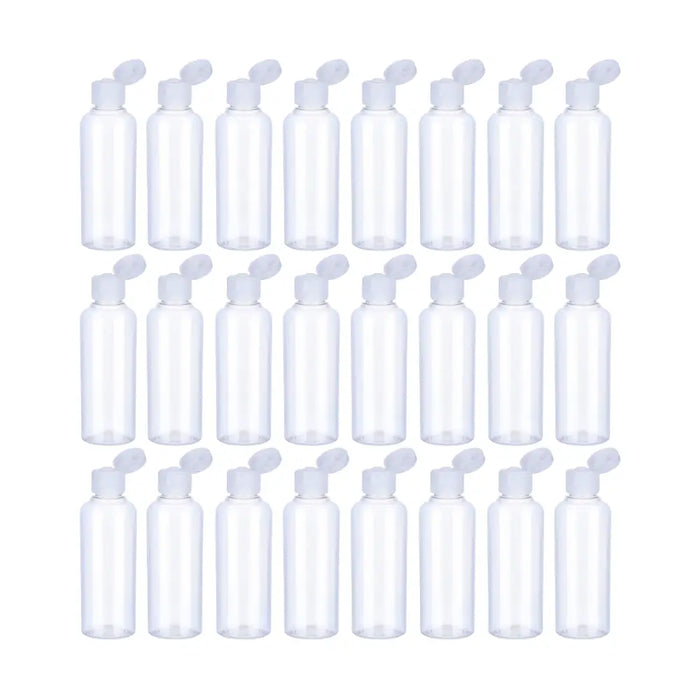 Set 24 Botella De Viaje Dispensadora 100 Ml Transparente - Fliperex