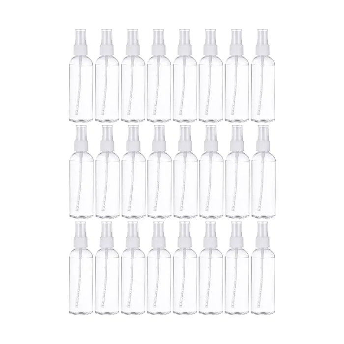 Set 24 Botella De Viaje Pulverizador 100 Ml Transparente - Fliperex