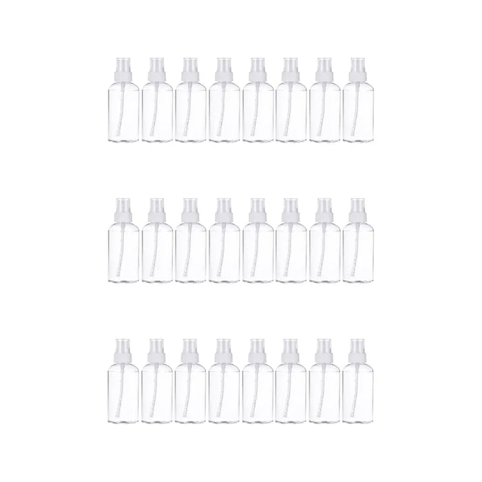 Set 24 Botella De Viaje Pulverizador 35 Ml Transparente - Fliperex