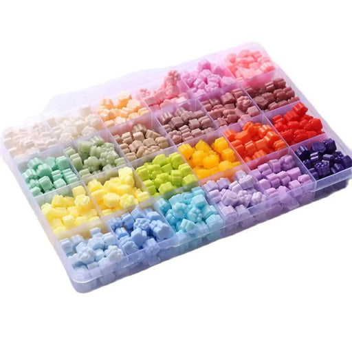 Set 24 Cera Lacre Para Sellos Timbres Vintage Decoración - Fliperex