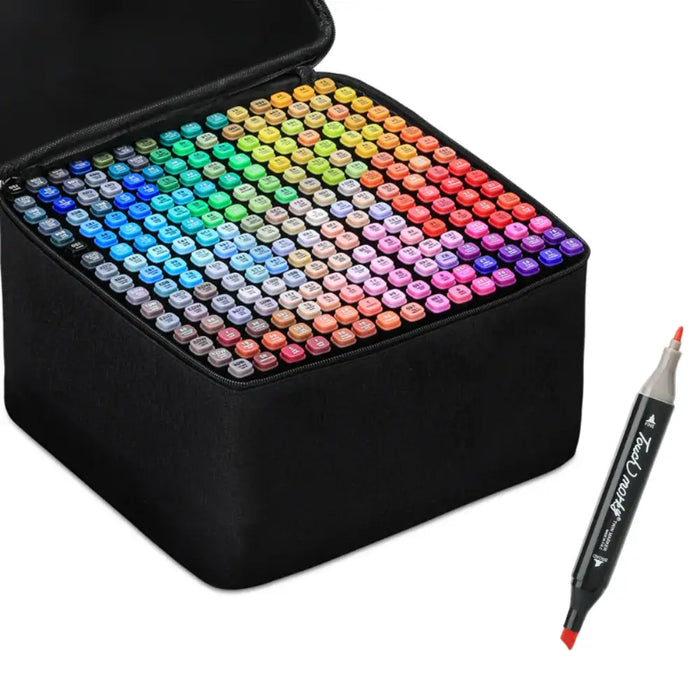 Set 240 Marcadores Doble Punta Rotuladores Plumones Touch - Fliperex