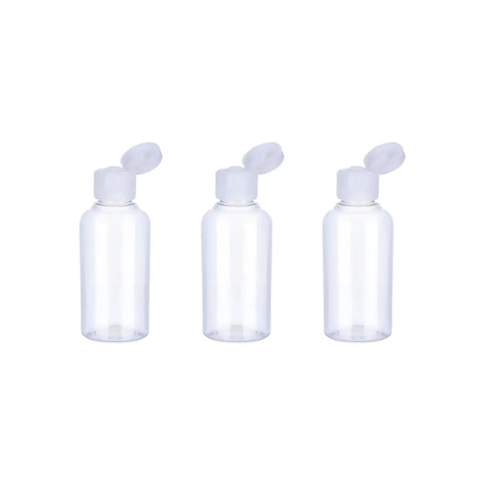 Set 3 Botella De Viaje Dispensadora 100 Ml Transparente - Fliperex