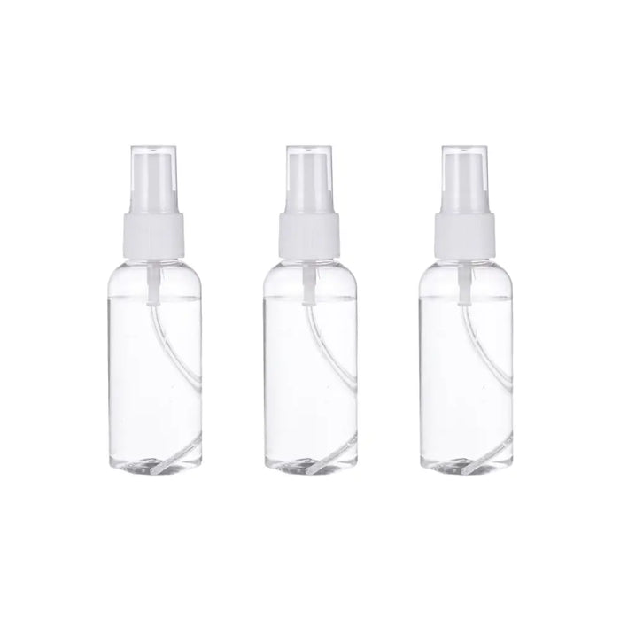 Set 3 Botella De Viaje Pulverizador 75 Ml Transparente - Fliperex