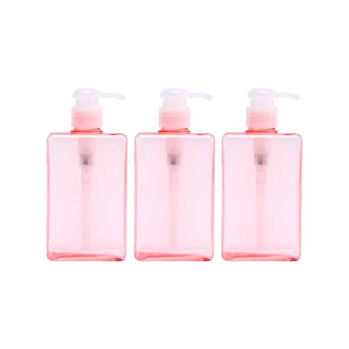 Set 3 Botellas Cuadrada Dispensadora Con Seguro 150 Ml - Fliperex