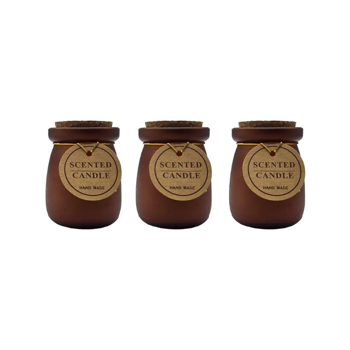 Set 3 Velas Aromatica Elegantes Neutras Fragancia Duradera - Fliperex