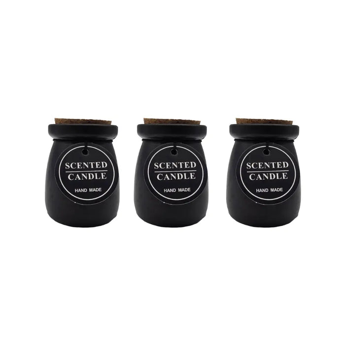 Set 3 Velas Aromatica Elegantes Neutras Fragancia Duradera - Fliperex