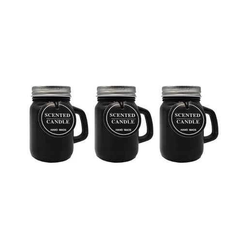 Set 3 Velas Aromatica Elegantes Taza Fragancia Duradera Deco - Fliperex