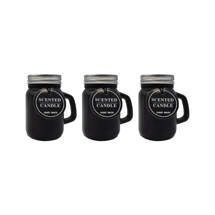 Set 3 Velas Aromatica Elegantes Taza Fragancia Duradera Deco - Fliperex