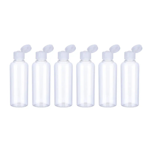Set 6 Botella De Viaje Dispensadora 100 Ml Transparente - Fliperex