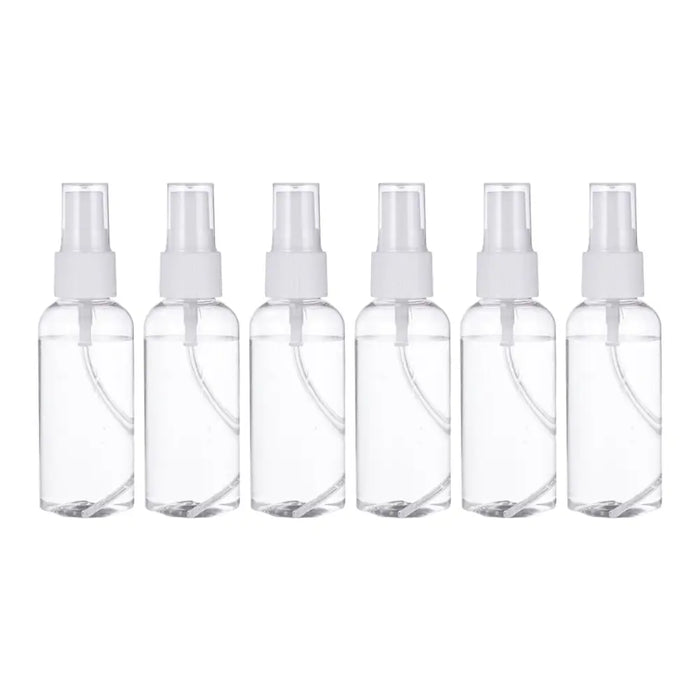 Set 6 Botella De Viaje Pulverizador 75 Ml Transparente - Fliperex