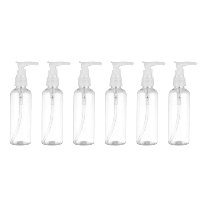 Set 6 Botella Dispensadora 75 Ml Transparente Multiuso - Fliperex