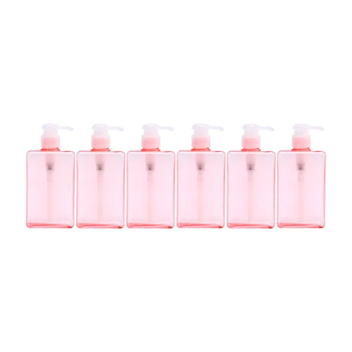 Set 6 Botellas Cuadrada Dispensadora Con Seguro 150 Ml - Fliperex