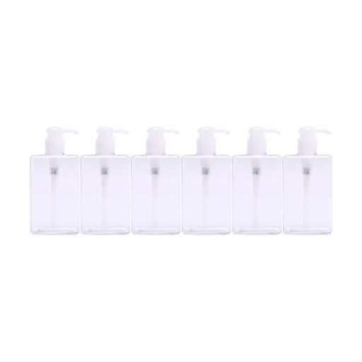 Set 6 Botellas Cuadrada Dispensadora Con Seguro 150 Ml - Fliperex