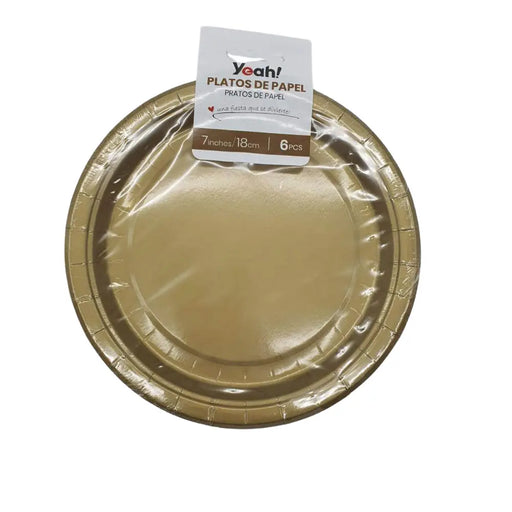 Set 6 Platos Desechables 18 Cm Colores Para Cumpleaños - Fliperex