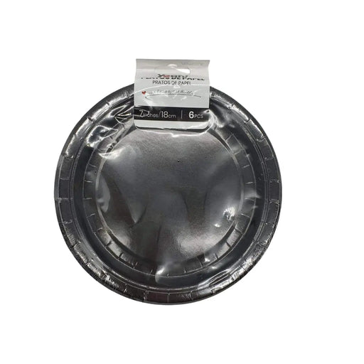 Set 6 Platos Desechables 18 Cm Colores Para Cumpleaños - Fliperex
