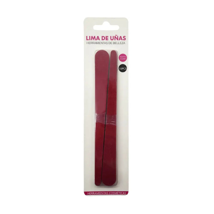 Set De 10 Limas Para Uñas Delgadas Manicura Manicure - Fliperex