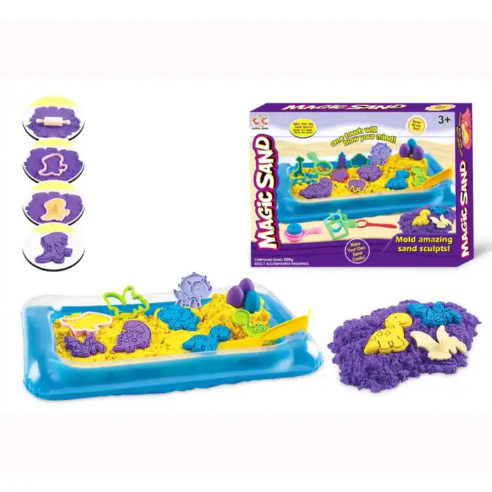 Set De Arena Magica Completo Con Arenero Magic Sand Pro - Fliperex