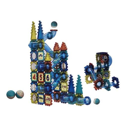 Set De Construccion Tobogan Carrera De Bolitas 98 Piezas - Fliperex