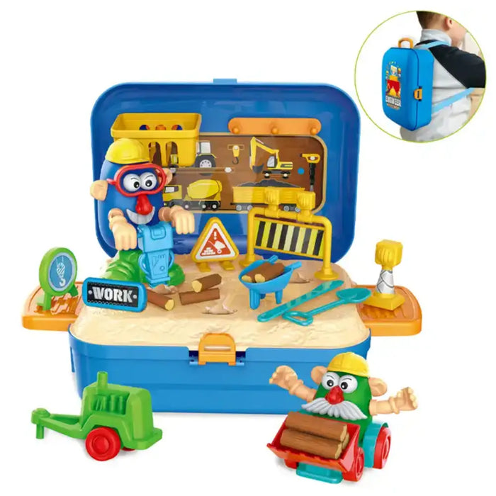 Set Maleta Maletin Infantil Constructor Muñecos Niños Juegos - Fliperex