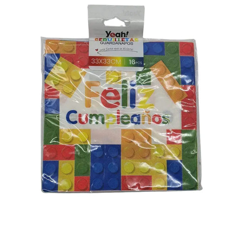 Set Servilletas Decoración De Cumpleaños Fiestas Diseño - Fliperex