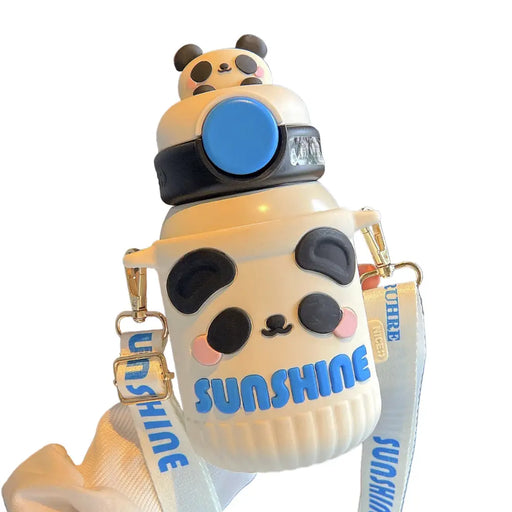 Termo Botella Termica Diseños Kawaii Cute 550 Ml Con Correa - Fliperex