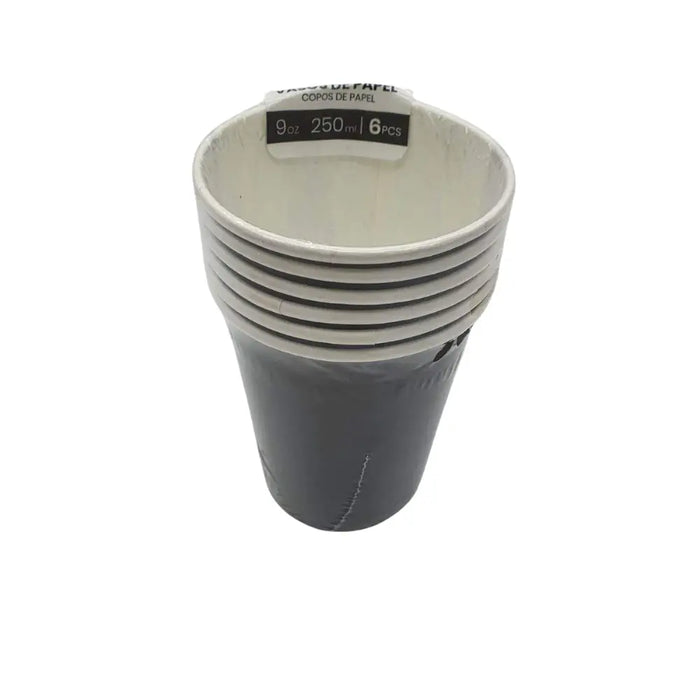 Vasos Cartón 6 Unidades Cumpleaños Fiesta 250ml Ecológico - Fliperex