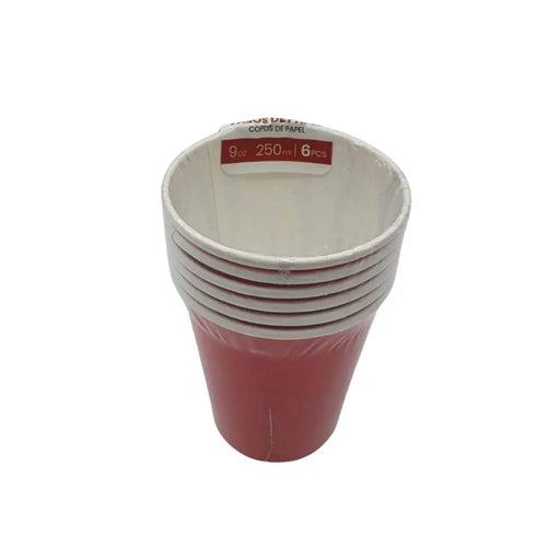 Vasos Cartón 6 Unidades Cumpleaños Fiesta 250ml Ecológico - Fliperex