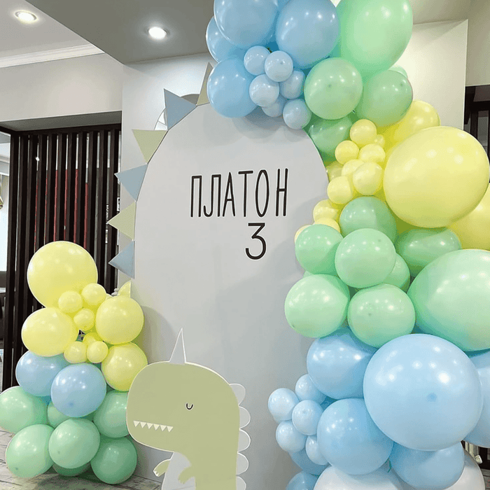 Globos Verde Macaron 50 Unidades Tamaño 25 Cm - Fliperex