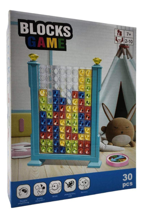 Juego De Mesa Creativo Tetris Blocks Game Educativo - Fliperex
